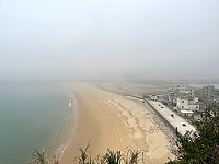 　4至6月為馬祖霧季，這段期間越接近中午時段機場開放機率越高。（圖／文：陳鵬雄）
