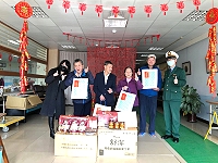 大同之家110年第1季期間陸續接獲來自各地各界的關懷與慰問,尤其感謝中華郵政台北郵局每季贈送食品及生活用品。(圖:連江縣大同之家)