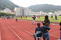 　衛福局17日辦理大手牽小手－家庭同心運動會，加強婦女福利、新住民福利、社會福利及兒童權利公約宣導。（圖／文：吳嘉榮）