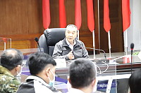 　部長指導各級幹部持恆訓練，落實戰備整備。（圖／文：潘仕霖）