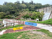 馬管處24日上午10時於南竿勝天公園下方海灘舉辦淨灘活動,參與鄉親請先於圖中位置集合。(圖:馬管處)