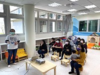 　馬祖各鄉公托最後一塊拼圖完成，連江縣衛福局21日在北竿舉辦公共托育中心招生說明會。（圖／文：陳鵬雄）