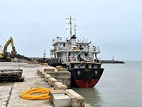 　地方建設砂石建材需求量仍大，由大陸進口砂石仍扮演重要角色。（圖／文：陳鵬雄）