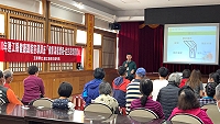 連江縣衛福局辦理健康識能宣導講座,教導鄉親健康識能概念,鄉親受益良多。(圖/文:宋幸儒)