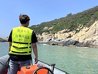 山隴楊姓民眾4月27日疑似落海,消防局連續4天協同警、海岸巡、義消、水上救生大隊於26據點周邊陸、海域展開搜救。(圖:連江縣消防局)