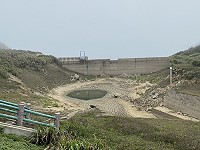 東莒福正水庫水源即將用罄,根據島上水情,採限水是不得不作為。(圖/文:蔡夢玲)