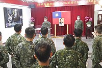指揮官主持副指揮官新職介紹典禮。(圖/文:程琬琳)
