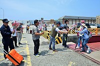 　洋溢馨香的碼頭。（圖與文：陳其敏）