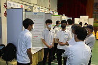 　縣內科展遴選出高中組馬祖高中2組、國中組中山國中、敬恆國中，國小組介壽國小、仁愛國小6組優異作品，代表本縣參加全國科展。（圖／文：吳嘉榮）