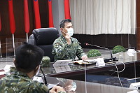 　指揮官主持擴大戰敵情會報。（圖／文：莊媛婷）