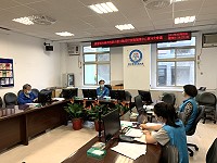 連江縣疫情指揮中心5日下午2時在衛福局會議室召開第58次防疫會議。(圖:馬祖日報)