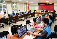 　連江縣疫情指揮中心8日召開第61次防疫視訊會議，無新增確診病例，全縣7日快篩14名皆陰性。（圖／文：曹重偉）
