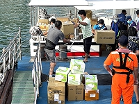 　受台灣宅配塞車影響，馬祖地區郵局包裹量有增加趨勢。（圖／文：陳鵬雄）