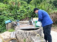 環資局今年第2季水井水質抽驗,鐵、錳、氨氮、總菌落數及大腸桿菌數值偏高,不適合直接飲用,亦不能作為餐飲業之相關用途。(圖:連江縣環資局)