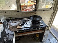 今年6月間縣內某商家險些發生火警,消防局藉此機會加強地區住宅火災宣導,鼓勵民眾多安裝住警器。(圖:連江縣消防局)