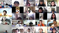 109學年度介壽國中小第46屆線上畢業典禮,師生及家長同步參與,一起分享畢業的喜悅。(圖:介壽國中小)