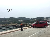 連江縣消防局採購紅外線無人空拍機一台,未來可應用在各式救災現場,透過現代科技強化救災效率。(圖:連江縣消防局)