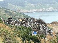 台灣廢鐵回收價跌,連帶影響地區各類廢鐵回運速度。(圖/文:陳鵬雄)