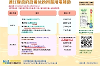 　本縣設備汰換與智慧用電補助現正熱烈進行中，補助金經費已使用逾一半，敬請大家把握機會。（圖：產發處）