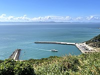 　白沙碼頭區外廓設施改善工程去年10月完工，此次&#28895;花颱風來襲將接受考驗。（圖／文：陳鵬雄）