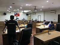 　南竿鄉代會第1天鄉政總質詢，鄉代們針對殯葬業務、永安堂塔位選位事宜、父親節及老人節活動相關規劃等多項議題提出質詢。（圖／文：吳嘉榮）