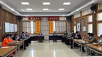「烟花」來勢洶洶,莒光鄉公所21日召開防颱會議,邀請各相關單位提報應變措施,做好防颱準備。(圖/文:宋幸儒)