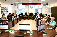 　因應7月27日解除疫情三級管制，縣疫情指揮中心參加中央全國疫情研商視訊會議，聽取各項解封新措施及回覆各縣市提問。（圖／文：曹重偉）