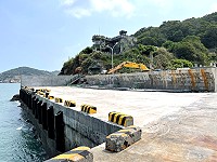 　橋仔漁具整備場完工，漁港新增近580平方公尺空地可用。（圖／文：陳鵬雄）