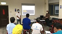 產發處召開南竿復興聚落至濱海公路遊憩據點營造工程說明會,了解及彙集鄉親意見,以期更符合使用需求。(圖/文:吳嘉榮)