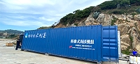 　東莒臨時海淡廠機組2日順利就定位。（圖／文：蔡夢玲）