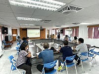 交旅局4日在北竿舉辦大坵島遊客中心及管制站用地都市計畫專案變更說明會。(圖/文:陳鵬雄)