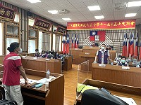 　莒光鄉民代表會第11屆第5次定期大會5日進行第二天鄉政總質詢。（圖／文：宋幸儒）