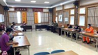 　莒光鄉公所5日召開防颱會議，邀請各相關單位提報應變措施，做好防颱準備。（圖／文：宋幸儒）