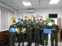 　莒光守備大隊大隊長黃上校主持父親節感恩活動。（圖／文：程婉琳）
