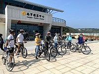 馬管處為響應2021年自行車旅遊年,特於轄管南竿、北竿、莒光遊客中心提供自行車借用服務。(圖:馬管處)