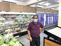 　福祥生鮮超市19日開始試營運，老闆林平鎤再拓事業版圖，希望給鄉親購物新選擇。（圖／文：馮紹夫）
