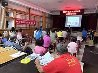 有水當思無水之苦,連江縣環境資源局辦理「110年度水污染防治相關宣導會」,希望鄉親善加利用及珍惜水資源。(圖/文:宋幸儒)