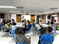 連江縣第6期綜建規劃說明會最終場26日在北竿舉辦,地方民代首長及民眾參與熱烈。(圖/文:陳鵬雄)