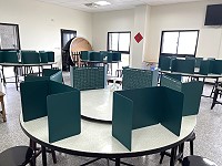 　迎接開學日，敬恆國中小做好準備，迎接學生重返校園。（圖／文：宋幸儒）