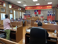 莒光鄉民代表會第十一屆第五次臨時會,通過連江縣莒光鄉消費禮金領取人資格及發放辦法。(圖/文:宋幸儒)
