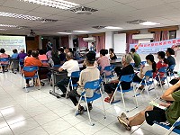 民政處在北竿舉辦勞工綜合權益宣導會,吸引數十位鄉親與會。(圖:民政處)