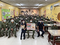 北竿警察所巡迴各部隊實施法治宣教。(圖/文:賴閩蝶)