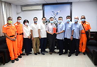 　秋節在即，感謝海巡弟兄辛苦付出，縣長劉增應偕同議長張永江、副縣長王忠銘等代表前往岸、海巡隊廳舍拜訪及致贈加菜金。（圖／文：曹重偉）