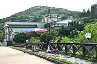東引鄉衛生福利綜合大樓預定地進行地質鑽探。(圖/文:陳其敏)
