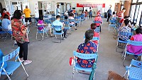 馬港社區發展協會完成第6屆理監事改選,理事長一職由資深社區工作者馮全忠出線,獲得會員們的一致推崇。(圖:馬港社區發展協會)