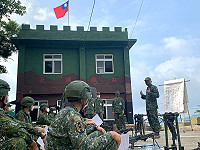 廖指揮官至北高守備大隊各單位進行視導,慰勉各官兵衛哨勤務辛勞。(圖/文:黃朝瑋)