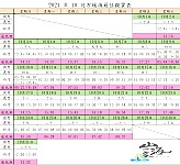 方塊海／西莒最佳觀賞時間表 　2021年10月