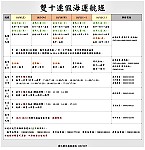 110年雙十連假　台馬、島際海運8日-12日航班