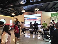 　馬管處在北竿舉辦旅遊食品安全講座，現場淡菜創意料理讓人口水直流。（圖／文：陳鵬雄）
