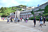 連江縣衛生福利局、東引鄉公所辦理110年度戒菸體育季健行活動,吸引200位軍民參加。(圖/文:陳其敏)